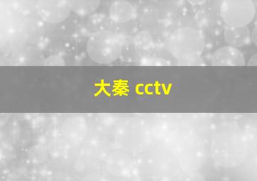 大秦 cctv